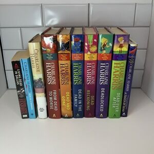 Charlaine Harris Book Lot Of 10 Books Sookie Stackhouse Hardcover & Paperback